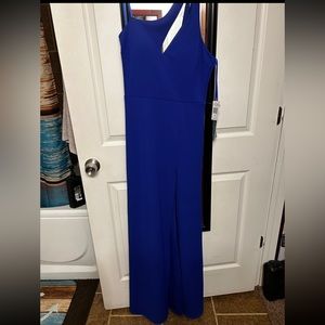 Royal blue prom dress